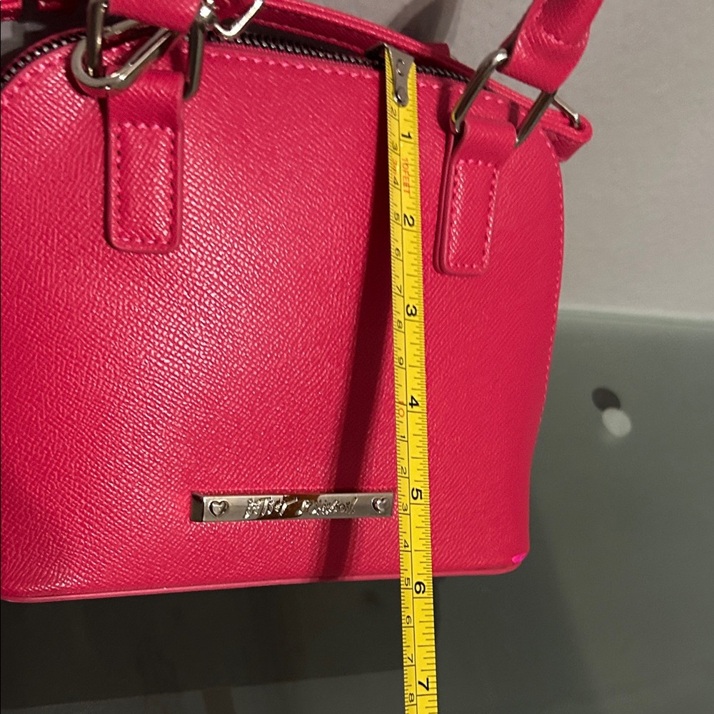 Betsey Johnson Hot Pink Bow Crossbody Bag & Wallet Set - Picture 13 of 15